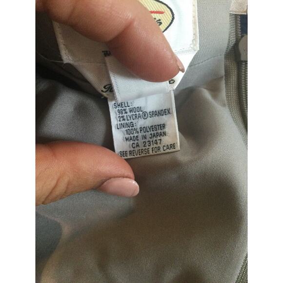 Talbots wool maxi skirt womens 18W 18 grey taupe Italian fabric modest office - Picture 10 of 11